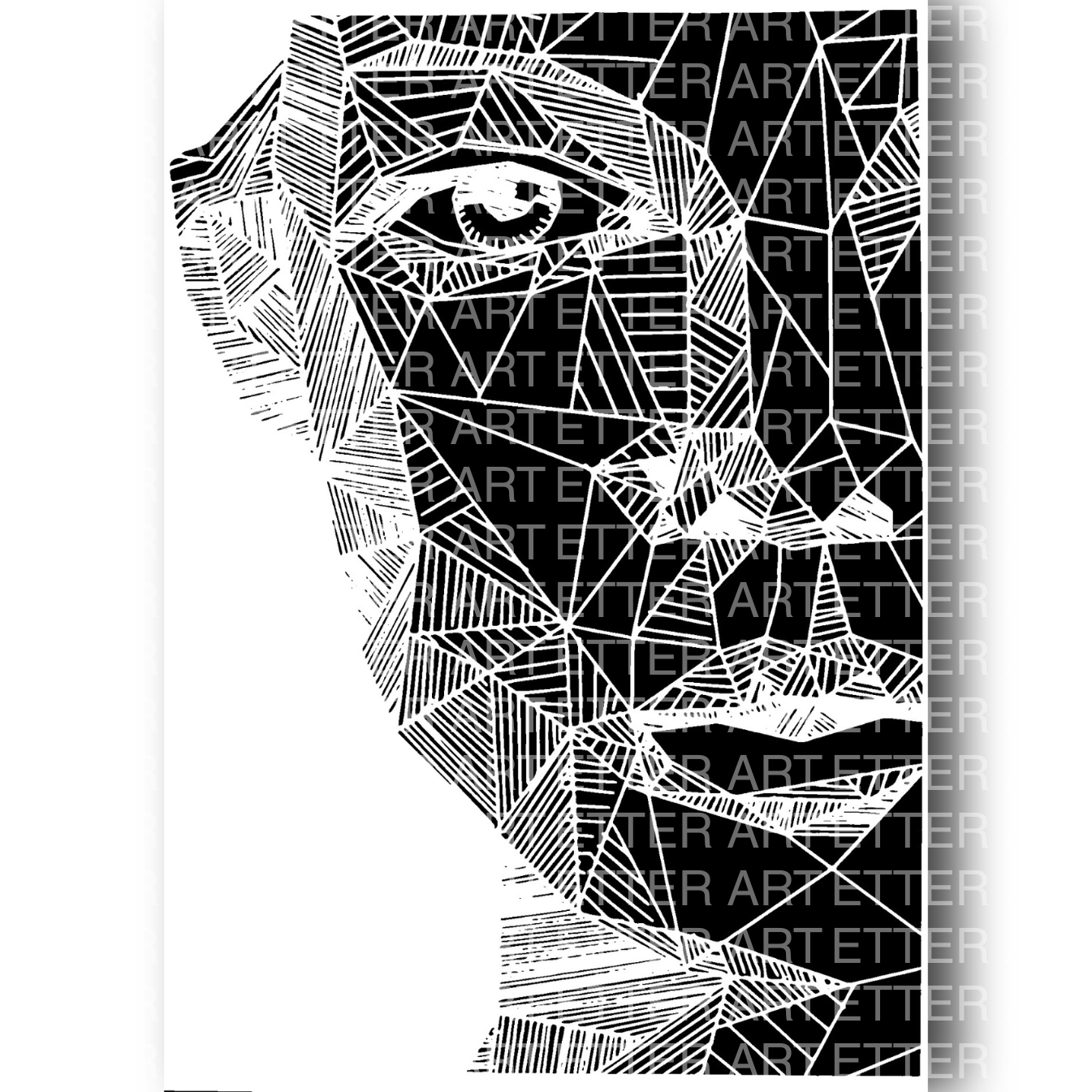 GEO FACE 1 - 29,7 x 42,0 cm