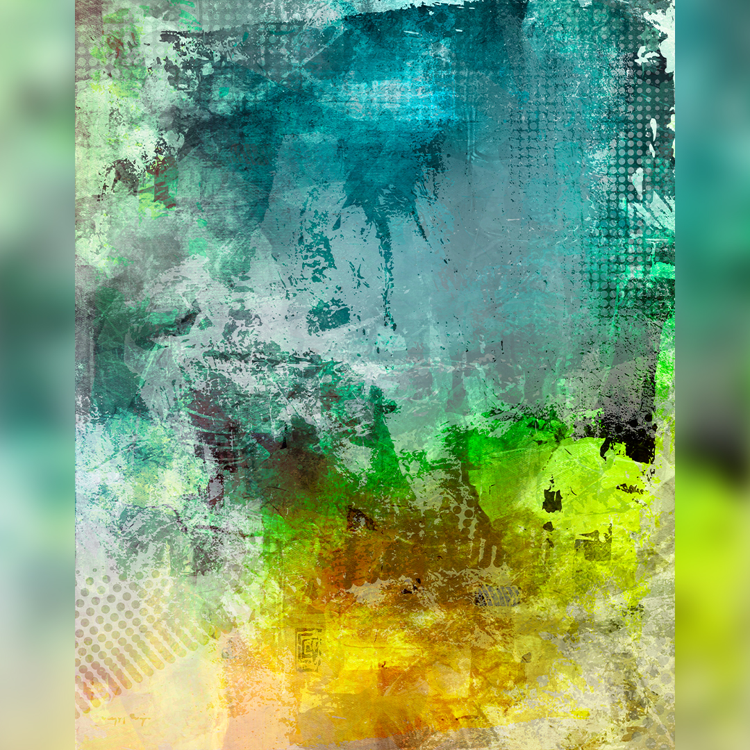 Etter Art Paper Blob Art Yellowish