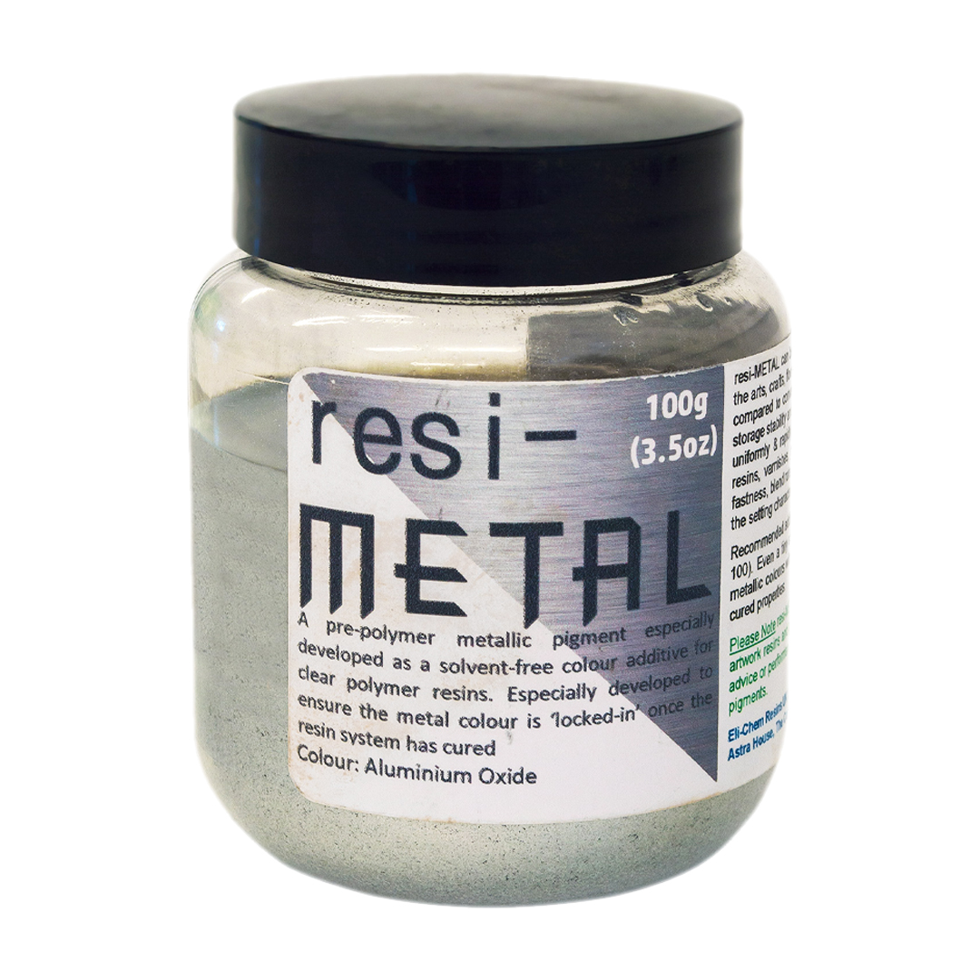 resi-METAL Metallic Pigment Pastes in 5 Colors Aluminium Oxid 100 g