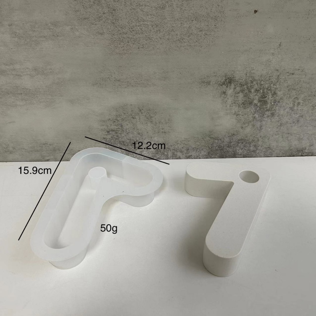Silikonform 3D Zahlen Sieben