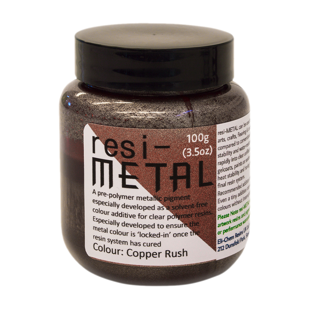 resi-METAL Metallic Pigment Pastes in 5 Colors Copper Rush 100 g